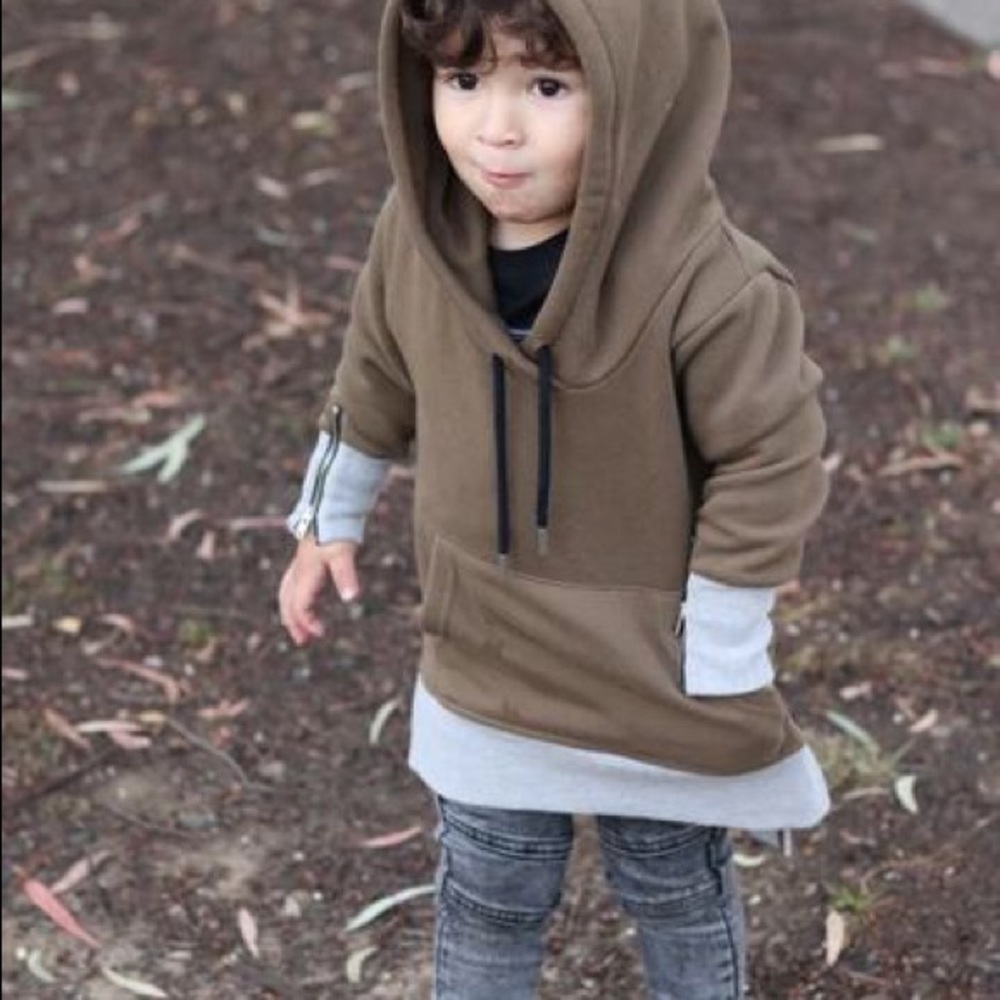 Adam + Yve Orson Hoodie Khaki - Picture 4 of 4